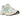 Asics Gel-1130 White Malachite Green Off White Midsole sneakers i sidoprofil med vit ovandel, gröna detaljer och en gräddvit mellansula