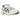 Asics Gel-1130 White Carrier Grey Lilac sneakers i sidoprofil med vit ovandel, grå detaljer och lila accenter vid hälen