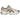 Asics Gel-1130 Cream Reddish Brown sneakers i sidoprofil med krämvit meshovandel, rödbruna läderdetaljer och synlig hälstabilisering.