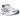 Asics Gel-1130 White Dusty Purple sneakers i vinklad profil med vit mesh, lila detaljer, synlig GEL-dämpning och vita skosnören