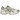 Asics Gel-1130 White Dried Leaf Green sneakers i vinklad profil med vit mesh, gröna läderdetaljer och en dämpad gummisula för löpning