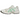 Asics Gel-1130 White Malachite Green sneakers i sidoprofil med vit meshovandel, gröna detaljer och klassiska Asics-ränder längs sidan