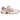 Asics Gel-1130 White Red Dahlia sneakers sidoprofil med vit ovandel i mesh, silverfärgade syntetiska detaljer, röda accenter och vit gummisula.