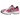 Asics Gel-1130 Neon Pack Pink sneakers i sidoprofil, med levande rosa färgkontraster, ovandel i mesh och de klassiska Asics-ränderna på sidan.