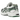 Asics GT-2160 White Shamrock Green sneakers från sidan med vit mesh, gröna detaljer, metalliska överdrag och en dämpande mellansula