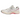 Asics GT-2160 White Sweet Pink sneakers i sidoprofil med vit ovandel i mesh, silverfärgade detaljer och en distinkt rosa yttersula