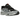 Asics Gel-NYC Black Fjord Grey sneakers i sidoprofil med svart ovandel i mesh, grå mockapaneler och detaljerad mellansula i svart och vitt.