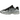 Asics Gel-NYC Black Fjord Grey sneakers i sidoprofil med svart mesh, grå mockapaneler och en vit mellansula med synlig gel-dämpning för komfort