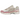 Asics Gel-NYC Cream Mineral Beige Pink sneakers sedd från sidan med cremefärgad ovandel, rosa detaljer och den dämpande GEL-sulan
