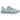 Asics Gel-NYC Cream Arctic Sky sneakers i vinklad profil med cremfärgad mesh, ljusblå detaljer och klassisk stötdämpande mellansula i vitt