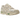 Asics Gel-Nyc Cream Fossil sneakers i sidoprofil som visar en gräddfärgad mesh-ovandel, detaljer i mocka och den ikoniska GEL-sulan