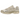 Asics Gel-Nyc Cream Fossil sneakers i en vinklad profilvy med cremefärgad mesh, mockaöverdrag och en chunky vit gummisula.