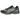 Asics Gel-NYC 2055 Clay Grey Black sneakers i en vinklad vy som visar grå mockapaneler, svart mesh-ovandel och en slitstark mellansula