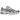 Asics Gel-DS Trainer 14 White Port Royal sneakers i vinklad profil med vit mesh-ovandel, vinröda detaljer, snörning och vit sula