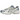 Asics Gel-1130 Cream Blueberry sneakers i sidoprofil med krämvit mesh-ovandel, blå accenter och den ikoniska GEL-dämpade yttersulan