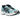 Asics Gel-1130 Larimar Blue Silver sneakers i en snygg sidoprofil med ljusblå mesh, silvriga överlägg och vit mellansula med Gel-dämpning.