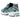 Asics Gel-1130 Larimar Blue Silver sneakers i sidoprofil med blå mesh-ovandel, silvriga detaljer och klassisk Asics-rand längs sidan