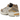 ASICS Gel-1130 Pale Oak Clay Grey sneakers i sidoprofil med beige mesh-ovandel, silverdetaljer och grå gummisula