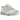 Asics Gel-NYC Cream Grey sneakers i sidoprofil med krämvit mesh, gråa mockadetaljer och den signaturpräglade gummisulan för extra dämpning.