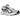 Asics GT-2160 White Black Silver sneakers i vinklad profil med vit mesh, svarta detaljer och silverfärgade paneler på ovandelen