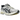 Asics Gel-Kayano 14 JJJJound White Navy sneakers sidoprofil med vit mesh-ovandel, marinblå detaljer och klassisk mellansula