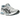 Asics Gel-Kayano 14 JJJJound White Blue sneakers i profilvy med vit mesh, silverdetaljer och ett karaktäristiskt blått JJJJound-logo på hälen