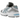 Asics Gel-1130 White Arctic Sky sneakers i profil med vit mesh-ovandel, silverdetaljer, skosnören och stötdämpande GEL-sula