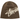 Stussy Brushed Out Stock Skullcap Brown sneakers i brunt stickat material med broderad Stussy-logotyp framtill i en snygg frontvy