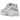 ASICS Gel-1130 Blush Pure Silver sneakers i sidoprofil med rosa mesh-ovandel, silverdetaljer och vit mellansula