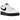 Nike Air Force 1 Low '07 White Black sneakers i sidoprofil med vit överdel i läder, svart swoosh och matchande yttersula
