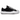 Maison Mihara Yasuhiro Hank OG Sole Canvas Low Black sneakers i sidoprofil med svart canvas-ovandel, vita skosnören och smält gummisula.