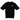 Stussy Fuzzy Dice Tee Black sneakers frontvy, visar den svarta t-shirten med grafiskt tärningstryck och Stüssy-logotyp i vitt på bröstet.