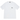 Stussy Sunset Tee White sneakers sedd framifrån med grafiskt solnedgångstryck på bröstet och vit bomullskvalitet med klassisk rund halsringning