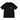 Stussy Cherries Tee Black sneakers framifrån med svart kortärmad design och grafik av körsbär på bröstet i vitt och rött tyg