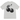 Stussy Cherries Tee Fog t-shirt i vitt tyg med en frontvy av grafiskt tryck föreställande körsbär och Stüssy-logotyp i olika färger.
