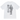 Stussy Well Suited Tee White sneakers visas i en frontvy som framhäver den rena vita designen och den klassiska passformen hos denna t-shirt.