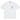 Stussy Well Suited Tee White sneakers visas i frontprofil och visar den vita t-shirten med Stüssy-logotypen tryckt centralt på bröstet.