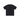 Stussy Stock Link Tee Pigment Dyed Black t-shirt sedd framifrån med den ikoniska vita Stüssy-logotypen tryckt centralt på bröstet