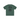 Stussy Stock Link Tee Pigment Dyed Pine sneakers frontvy av grön t-shirt med vit Stüssy-logotyp på bröstet och rund halsringning