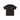 Stussy Tile Oval Tee Pigment Dyed Faded Black sneakers sedd framifrån i svart bomull med det karakteristiska Stussy ovala logotyp-trycket
