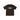 Stussy Tile Oval Tee Pigment Dyed Faded Black sneakers visas framifrån i svart med en grå grafisk oval Stussy-logotyp på bröstet och rund hals