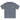 Stussy Tile Oval Tee Pigment Dyed Navy sneakers framifrån med marinblå t-shirt prydd med vitt ovalt logotryck och ribbad krage