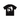 Stussy Lens Tee Black sneakers: Svart T-shirt med vit grafik på framsidan, rund halsringning och korta ärmar i bomullstyg.