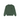 Stussy Stock Link Crew Pigment Dyed Pine sneakers i frontvy med Stussy-logotyp i vitt tryck på framsidan och en klassisk crewneck-krage