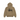 Stussy Basic Hoodie Army tröja med frontvy som visar en djup olivgrön färg, vit Stussy-logotyp på bröstet och klassisk huva med dragsko.