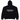 Fear of God Essentials Classic Hood Zip Up Sweatshirt Black huvtröja framifrån med dragkedja, justerbar dragsko och minimalistiskt logotryck