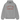 Fear of God Essentials Fleece Hoodie Dark Heather sneakers frontvy med grått tyg, dragsko i huvan och svart Essentials-logotyp på bröstet