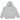 Fear of God Essentials Fleece Hoodie Light Heather Gray sneakers sedd framifrån med huva, klassisk logotyp på bröstet och mjukt grått bomullsmaterial