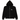 Stussy Basic Stussy Zip Hoodie Black sneakers kan inte visas, det är en huvtröja. Produktbild visar svart hoodie med dragkedja och vit logotyp