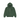 Stussy Stock Link Zip Hoodie Pigment Dyed Pine sneakers framifrån med dragkedja, justerbar huva, bröstlogotyp och en bekväm passform